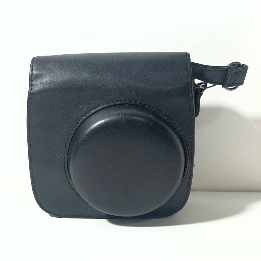 Fujifilm Instax Mini 8 Mini 8+ Mini 9 Instant Camera Leather Case W/ Strap